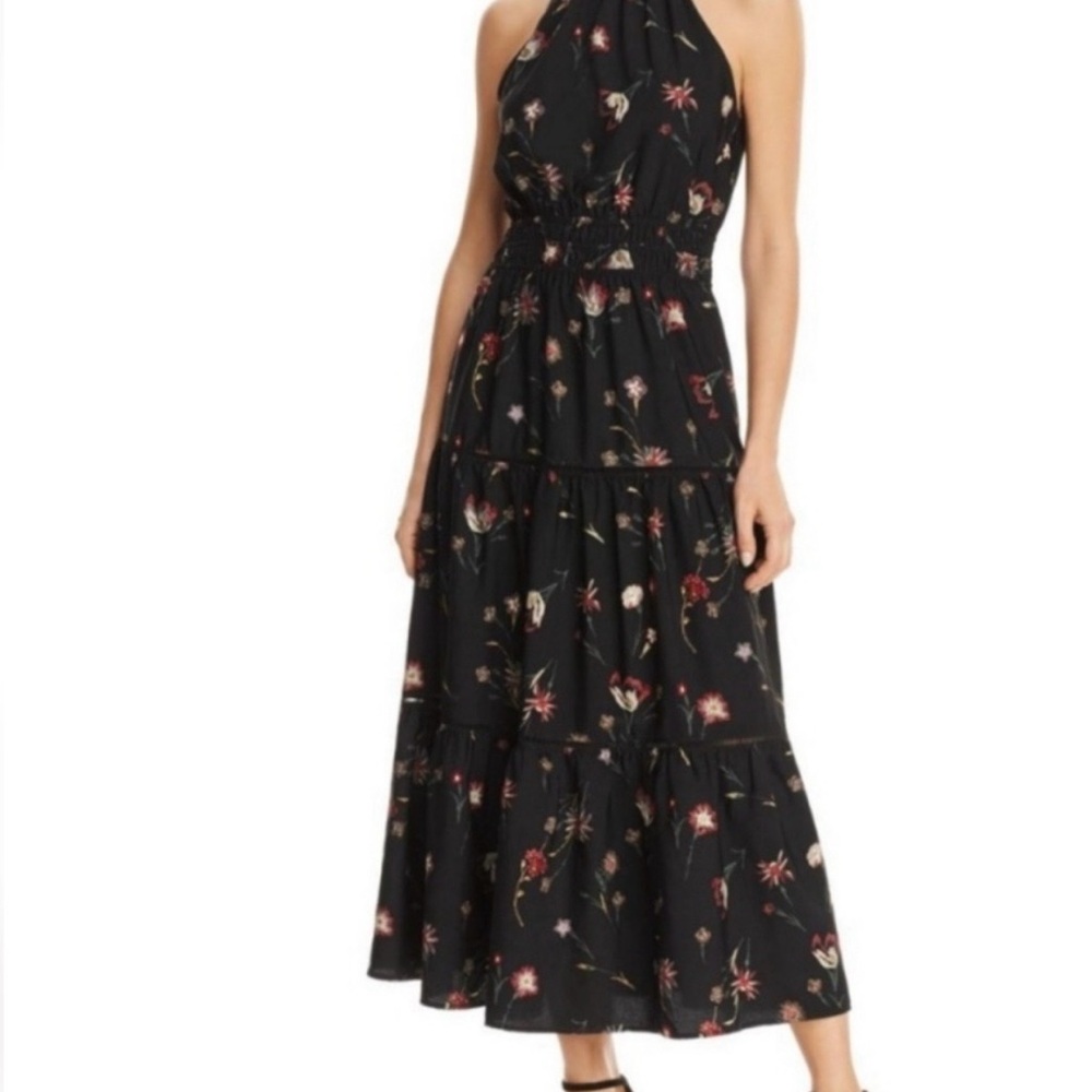 Lost + Wander Midnight Floral Maxi Dress